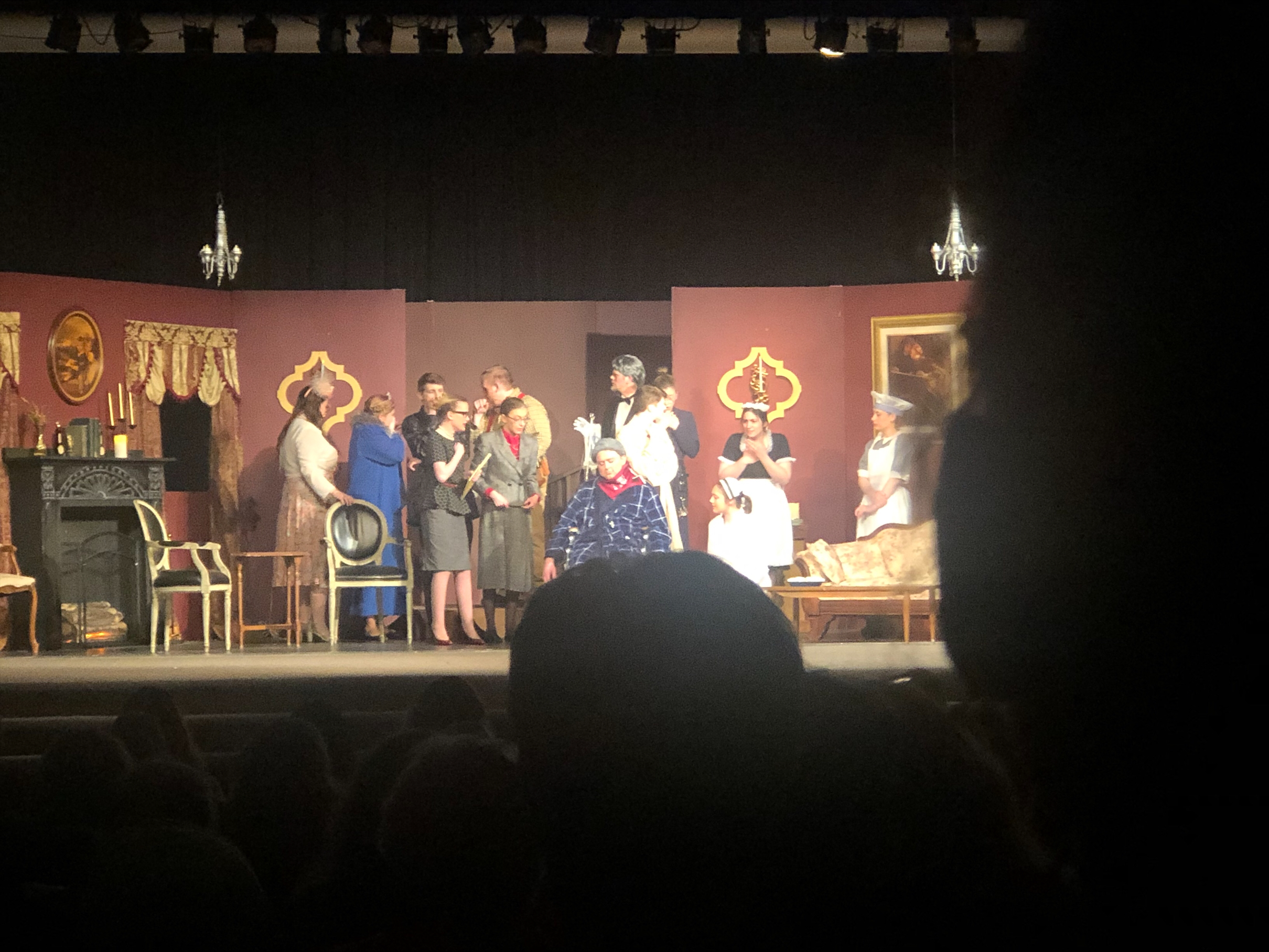 ‘Murder’s in the Heir’ brought a full house for Delta’s drama department